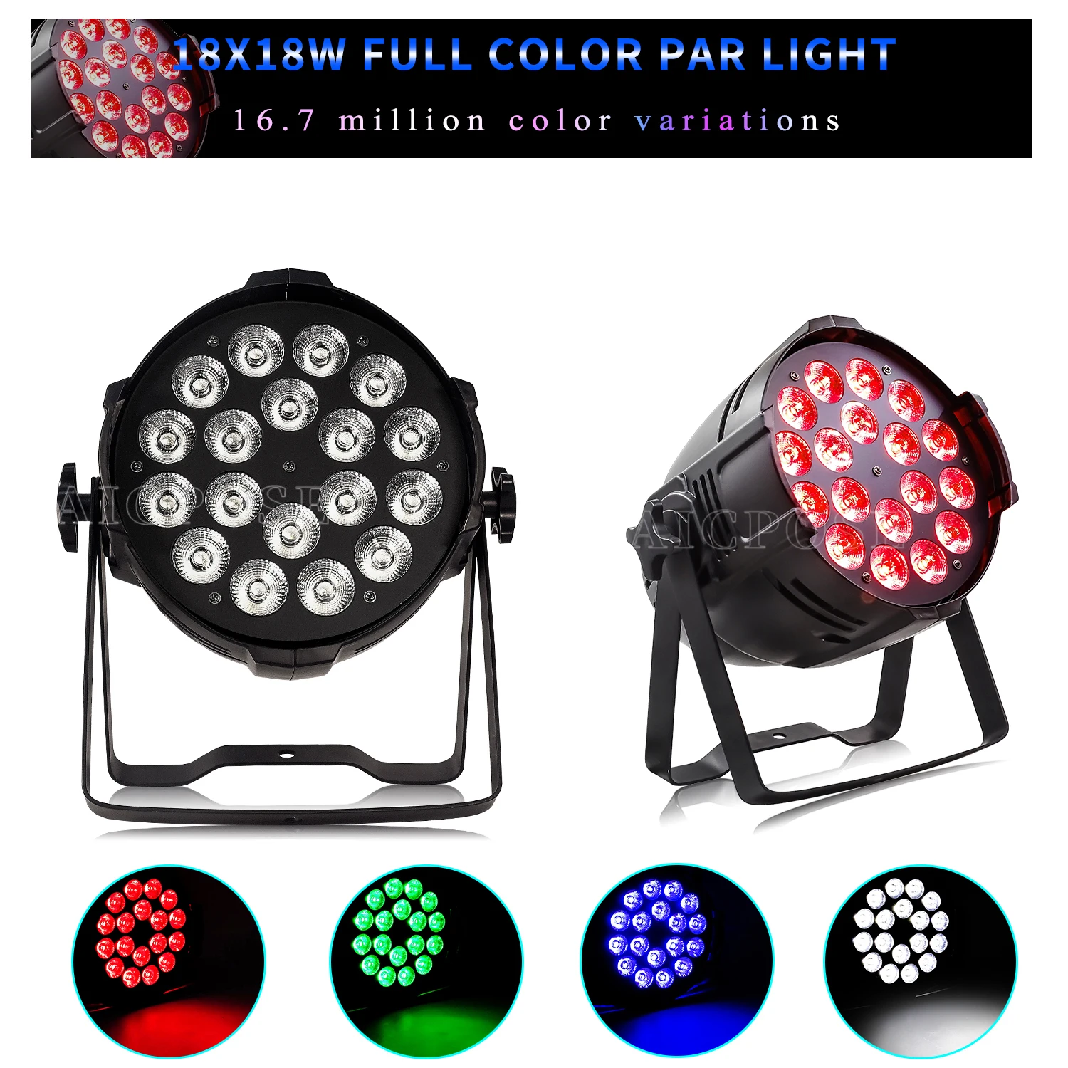 

18x12W RGBW/18x18W RGBWA UV 6 in 1 LED Par Light Aluminum Stage Light DMX512 Control DJ Disco Wedding Party Stage Lighting