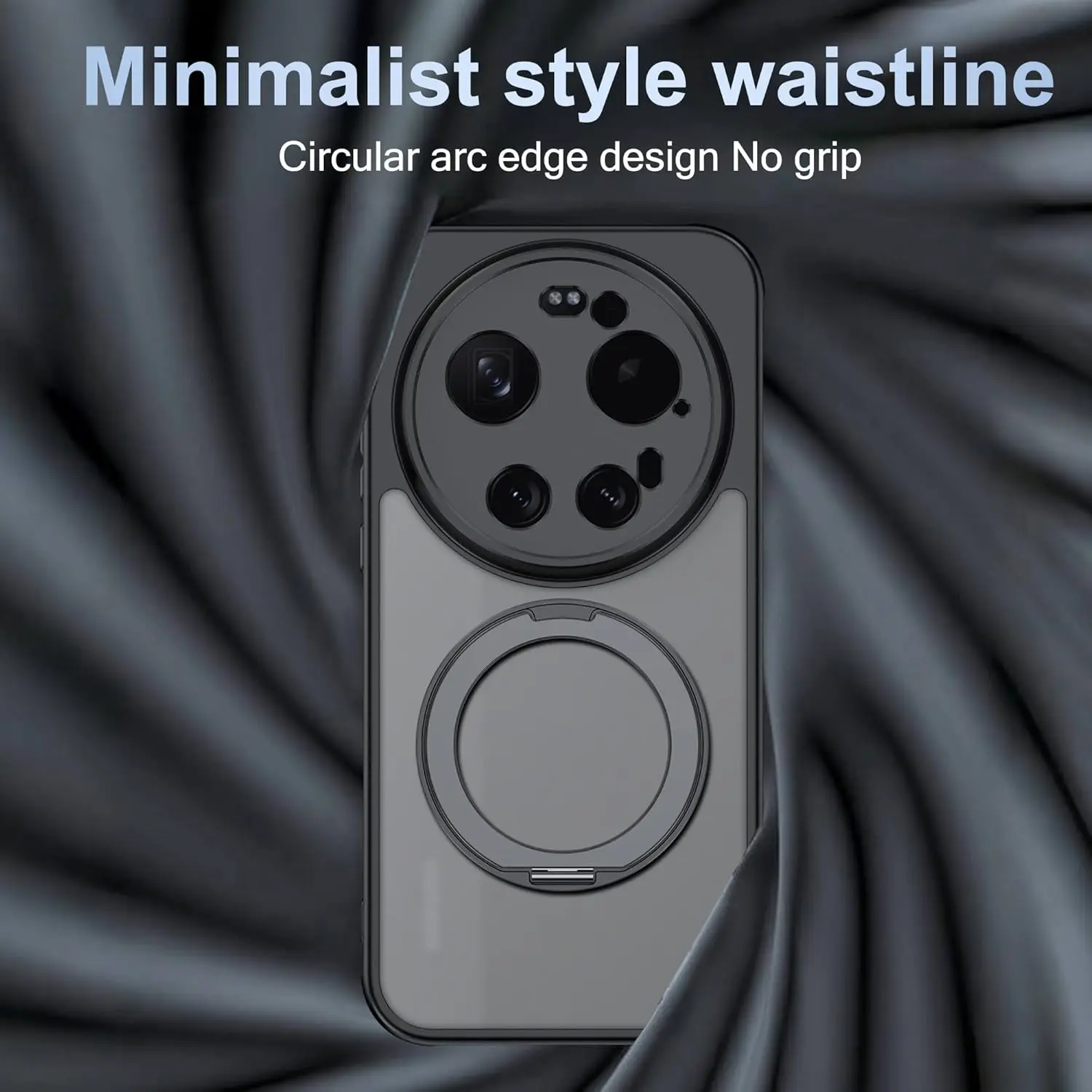 Rotating Shockproof Kickstand Magnetic Wireless Charging Phone Case