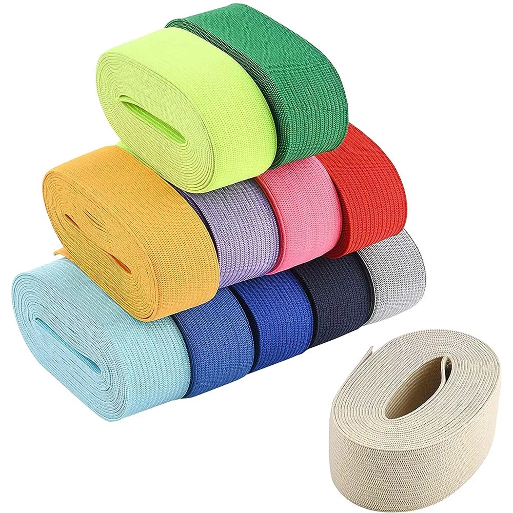 Multi-Color Elastic Band for Sewing, Crafting, and Lace Decoration