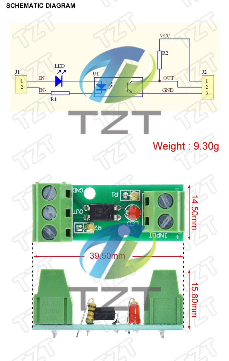 1/3PCS 1 Kanal Weg Optokoppler Isolation Modul PC817 3V-5V 12V 24V photoelektrischen Isolator Schiene Halter PLC Stick Motor Bord – Detail 3