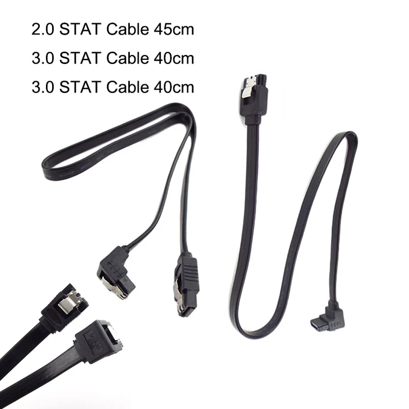 SATA 3.0 6 Гбит/с 26AWG данные HDD жесткий диск внешний прямой 90 градусов высокоскоростной SATA Дата-кабель для лотов компьютера 40 см 45 см
