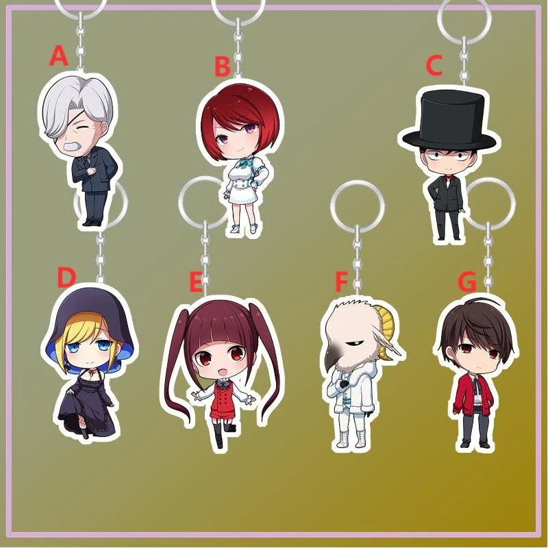 de Anime el Duke of Death y su sirvienta Alice Caph Bocchan Zain Walter, llavero de acrílico, correa, accesorios para colgar figuras| | - AliExpress