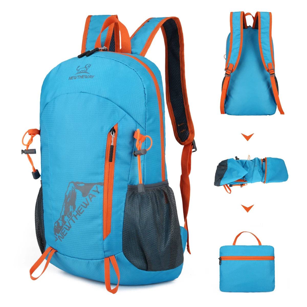 Travel Large-Capacity Outdoor Backpack Casual Sports Lightweight Backpack College Student School Bag Hiking Mountaineering Bag Cycling Trekking