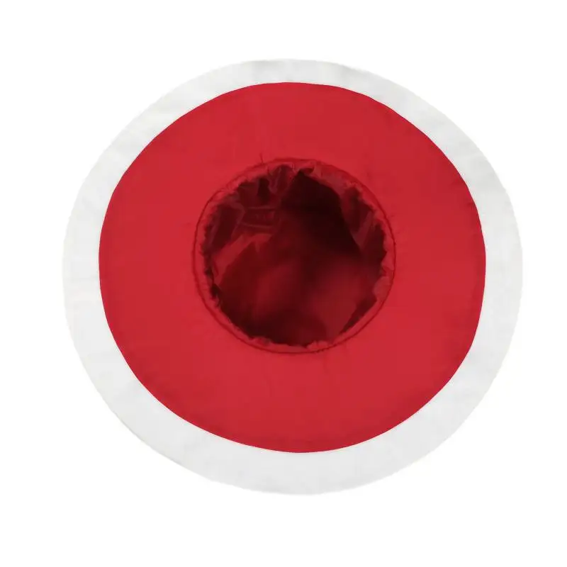 DAZCOS Lucifer Cosplay Hat White Red Cap Halloween Costume Party Props for Adult Lucifer Morningstar Cosplay Hat for Christmas