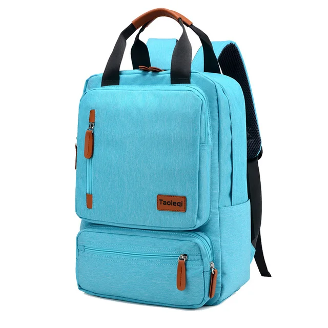 Casual Business Lady Computer Backpack Light Laptop Bag Waterproof Oxford Men cloth Anti-theft Travel Backpack Gray