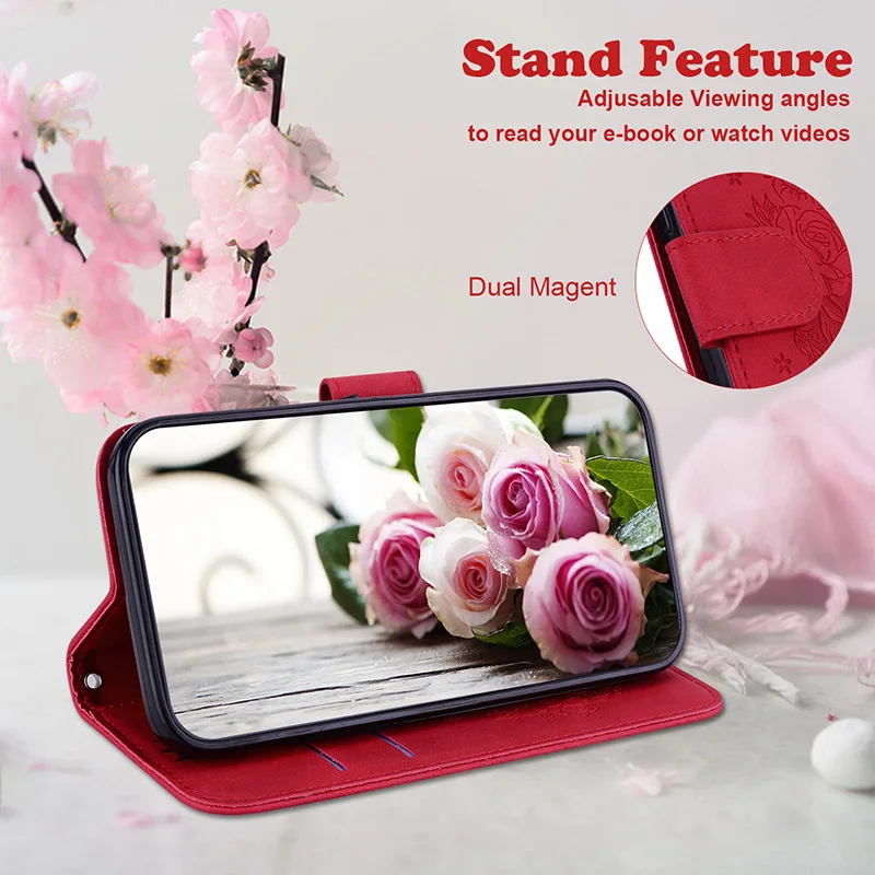 Premium Flip Leather Magnetic Phone Case - Sleek and Durable Design