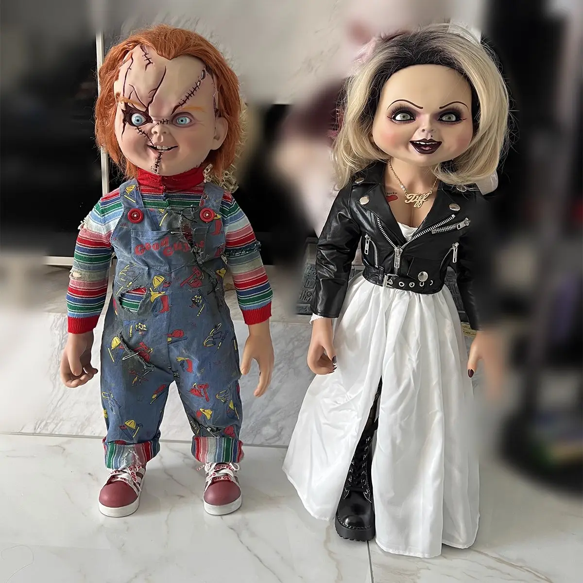 BRIDE OF CHUCKY TIFFANY ティファニー　新品 Bride of Chucky: Ultimate Chucky & Tiffany 7-Inch Scale
