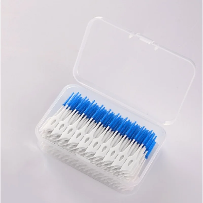 Interdental brushes 200 Pcs/box silicone super soft dental cleaning