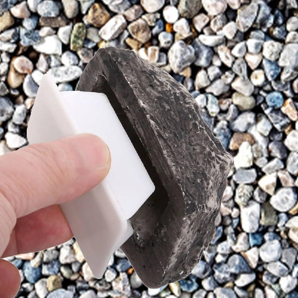 Hide-a-Spare-Key Fake Rock Faux Rock Key Hider Secret Outdoor Key Holder Safe Box for Outdoor Garden Or Yard Geocaching