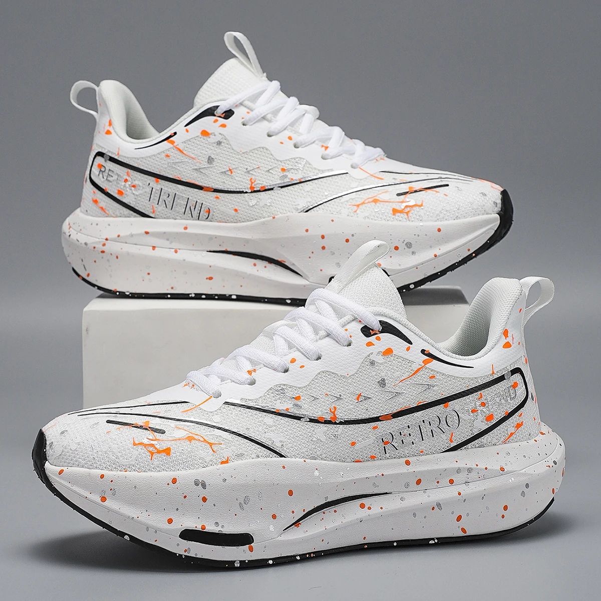 Marathon-Laufschuhe mit Carbonplatte, große Größe 48, für Herren, atmungsaktiv, leicht, bequem, für Damen, sportliche Outdoor-Sneaker – Detail 15