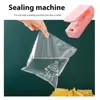 Snacks Packer Hand Press Plastic Packaging Machine 2-speed Adjustable Vacuum Seal Clamps Moisture-proof Preservation Bags Sealer 3