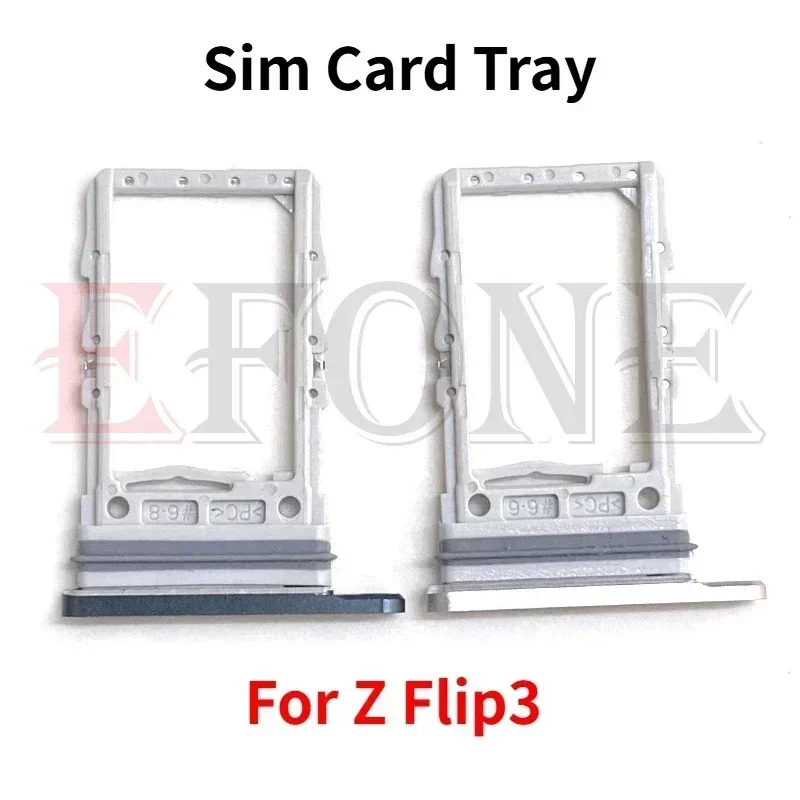 For Samsung Galaxy Z Flip 2 3 4 Z Flip2 Flip3 Flip4 Sim Card Slot Tray Holder Sim Card Reader Socket