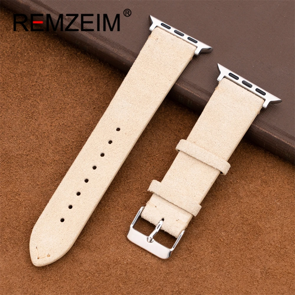Premium Suede Strap for Smartwatch Wristbands