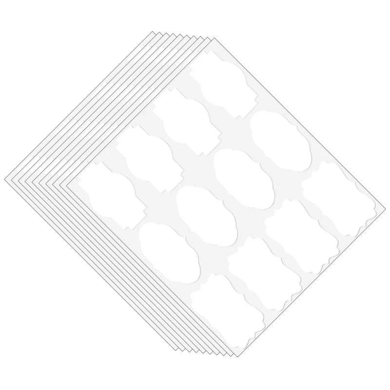 Fancy Kraft Sticker Canning Sticker for Gift Note and Jars 120PCS