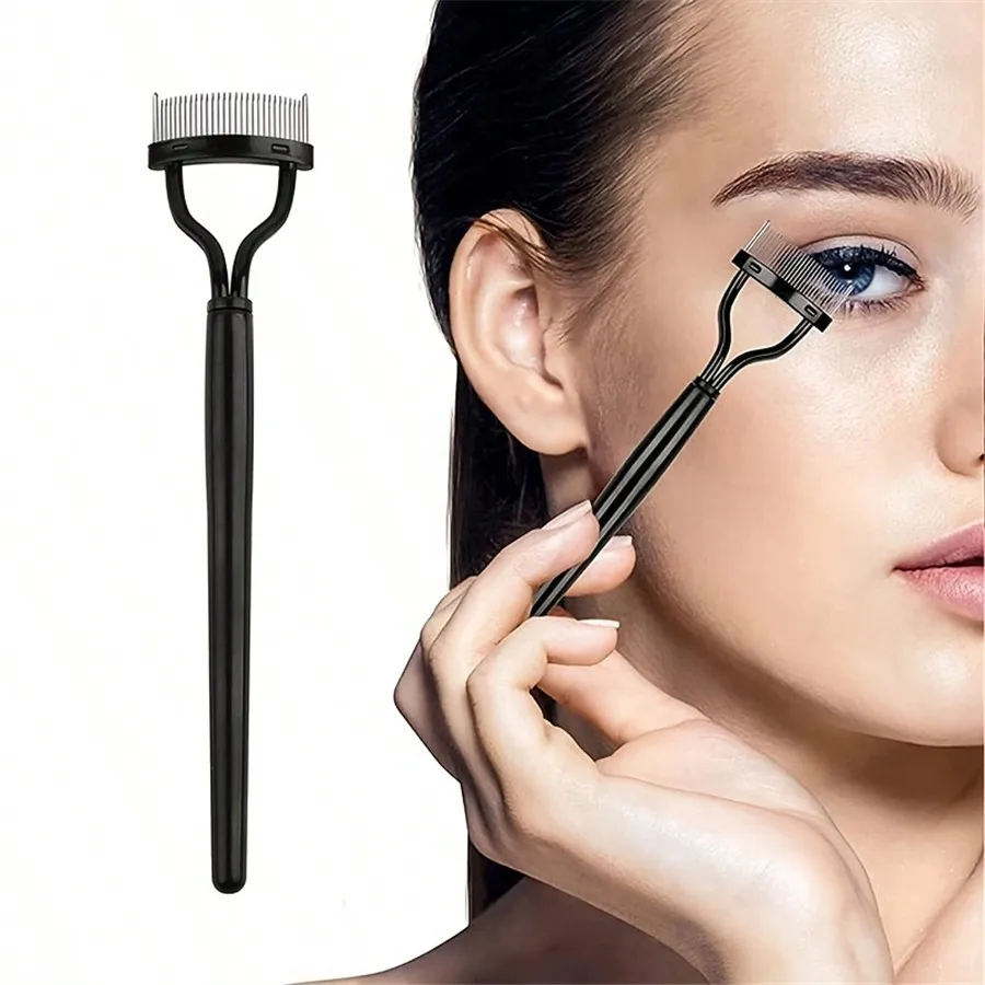 Black Eyelash Curler Brush Makeup Tool for Eye Lash Curling