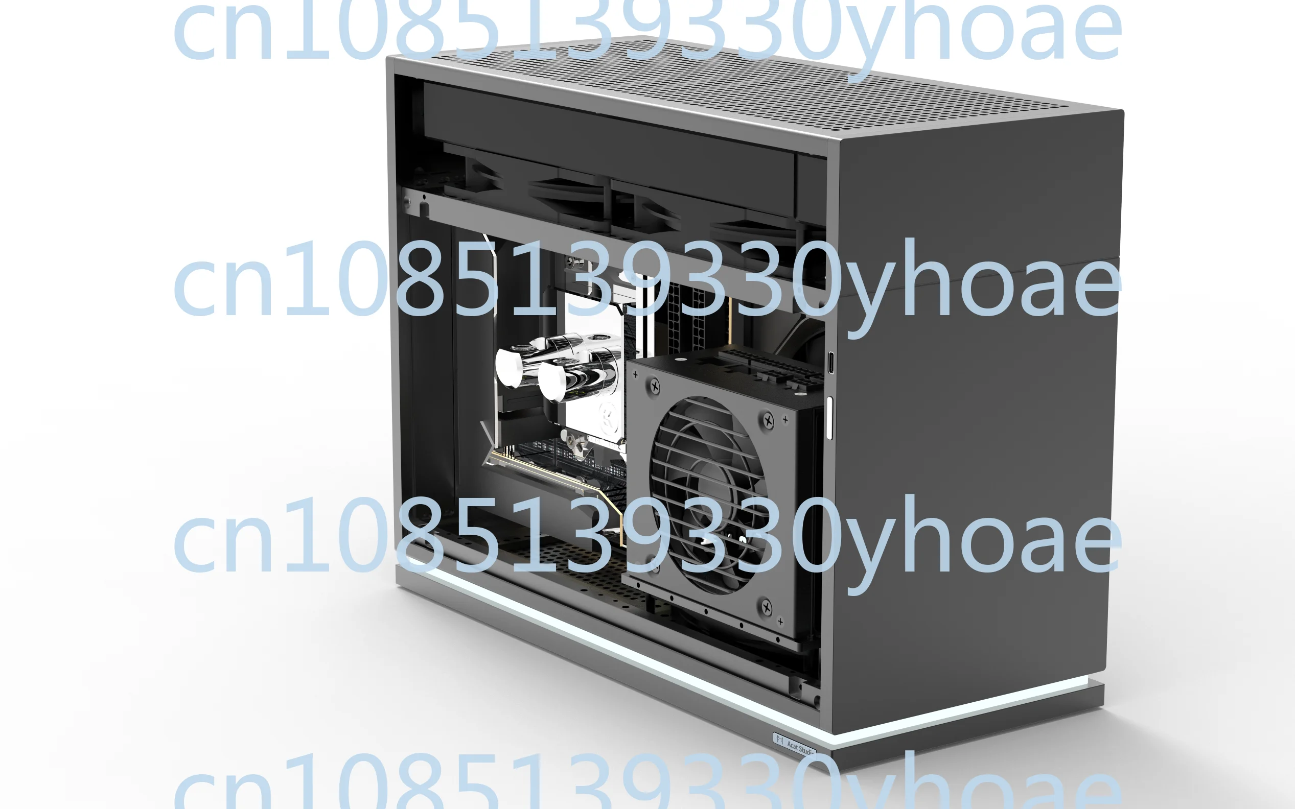 

[3.0 in Stock] ACAT XPro Chassis 280 Water-Cooled Three-Slot Graphics Card ITX Chassis Formd T1 Chassis