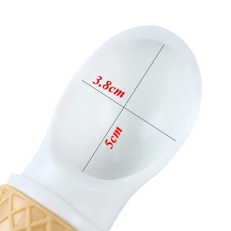 Ice Cream Scoop Cone-shaped No-Slip Handle Frozen Yogurt Melons Baller Maker Fruit Cookies Doughs Ball Tool Kitchen Accessories