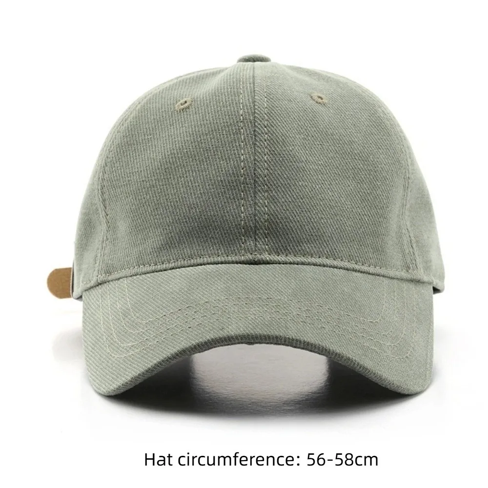 Polyester Solid Color Baseball Cap for Men