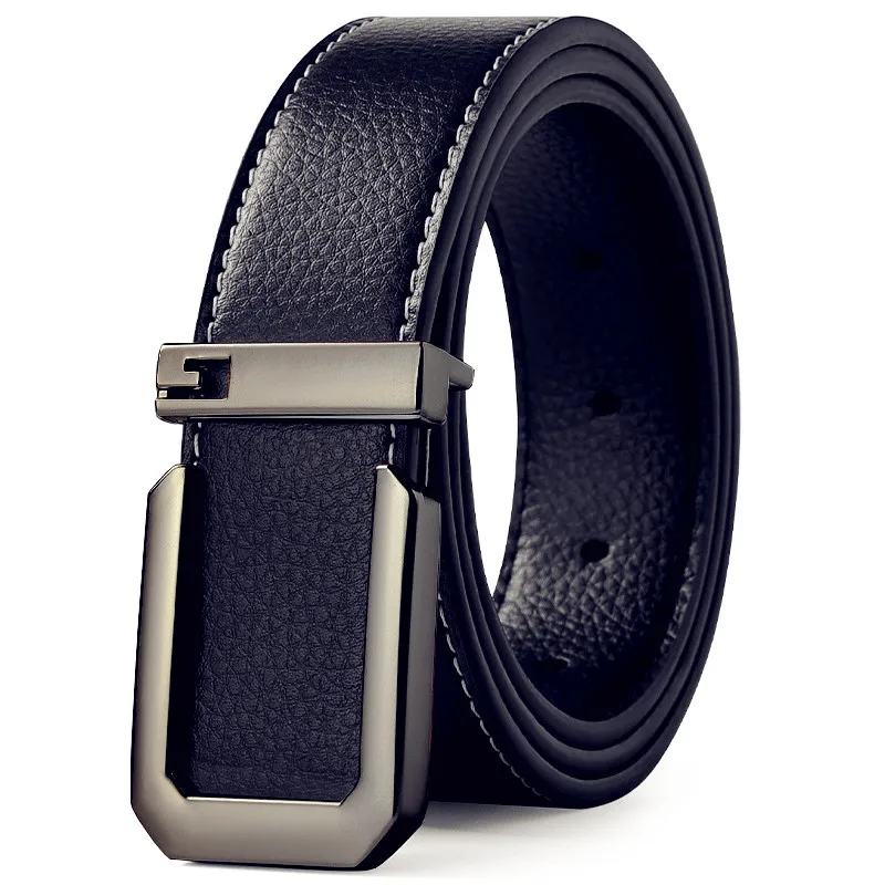 Sleek Unisex Fashion Belt with Silver Buckle – Premium Quality for Casual and Professional Wear