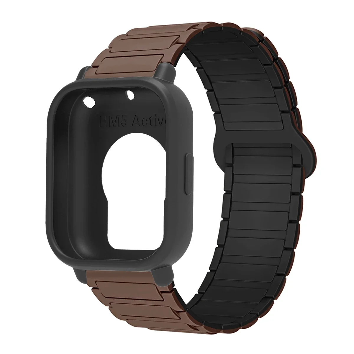 Enhanced Protective Case with Silicone Strap and Magnetic Sports Bands - Full Cover Screen TPU Soft Shell