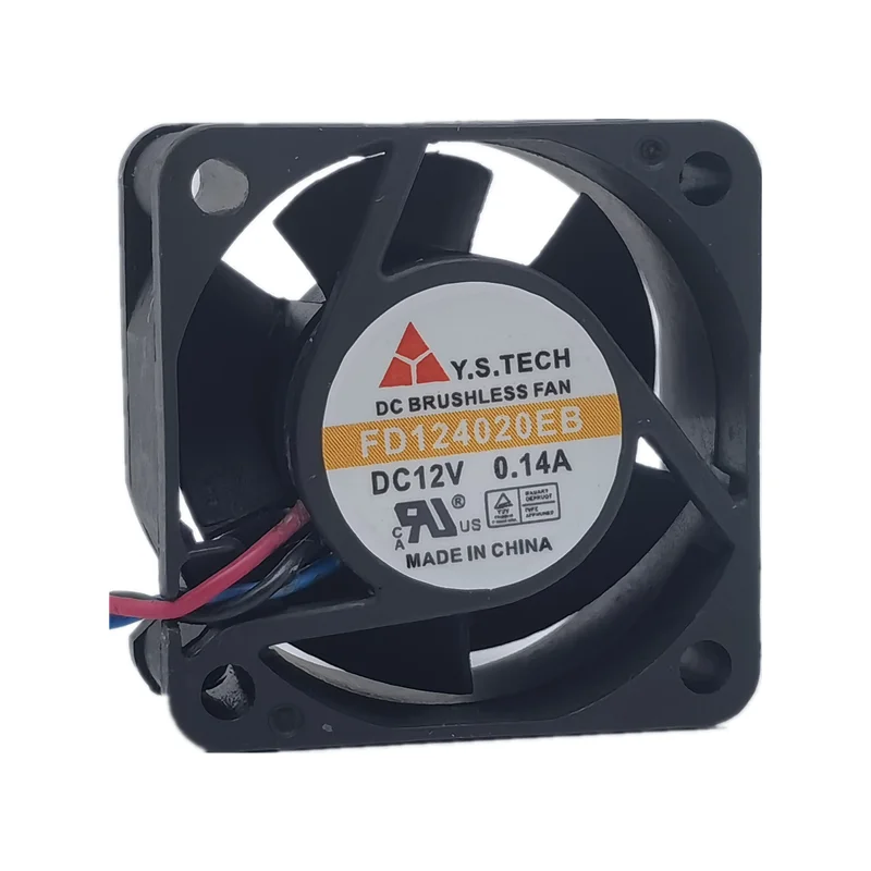 New Yuanshan FD124020EB 12V 0.14a 4020 4cm switch computer chassis cooling fan