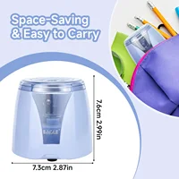 EAGLE Electric Pencil Sharpener, 3S Fast Powerful Auto Sharpener, Multi-Function for 6-8mm Pencils, with Replaceable Blade, Safe 6