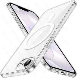 MagSafe Magnetic Wireless Charging Clear Crystal Shockproof Case - iPhone 17 e (Transparent)