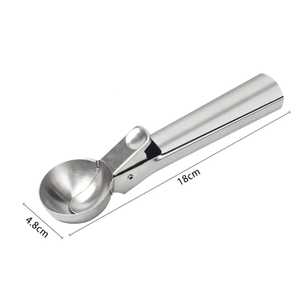 Stainless Steel Ice Cream Scoop With Trigger Release Large/Medium/Small  Cookie Scooper Metal Icecream Scoop Ice Cream Tools - AliExpress