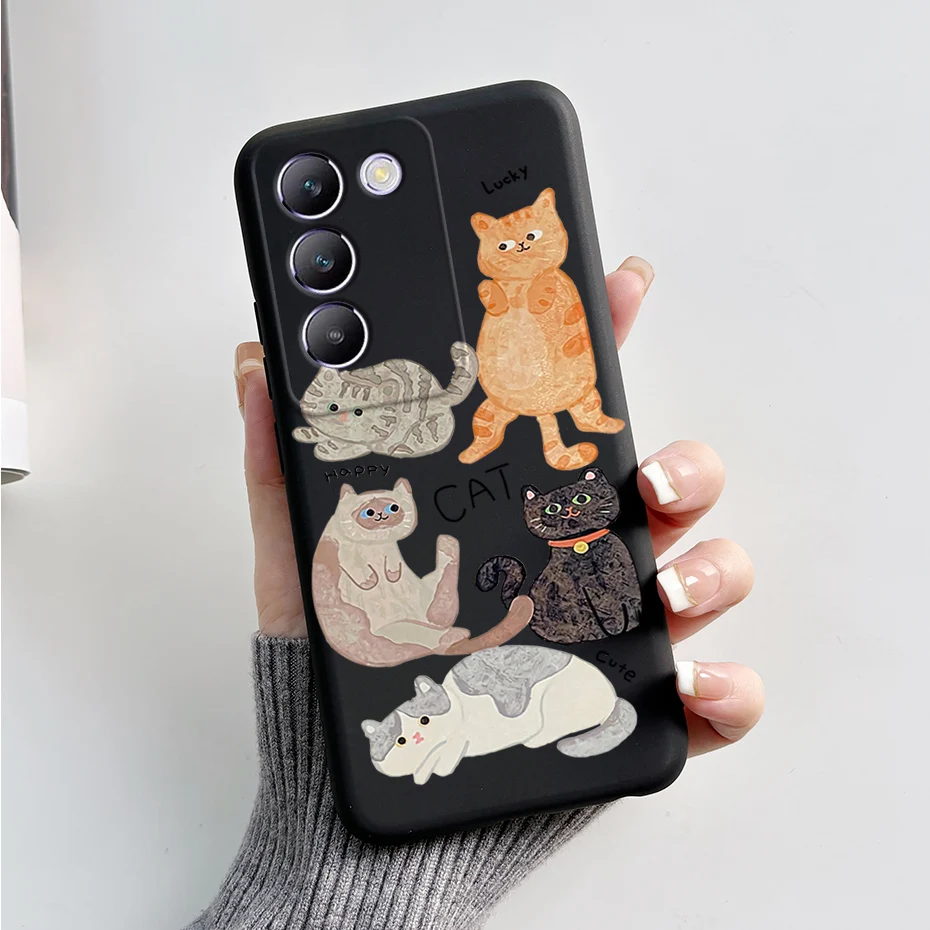 Stylish Painted Soft Silicone Phone Case Cover - Enhanced Protection Bumper