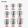 100ML-2000ML Stainless Steel Milk Frothing Pitcher Espresso Coffee Barista Craft Latte Cappuccino Cream Frothing Jug Pitcher 2