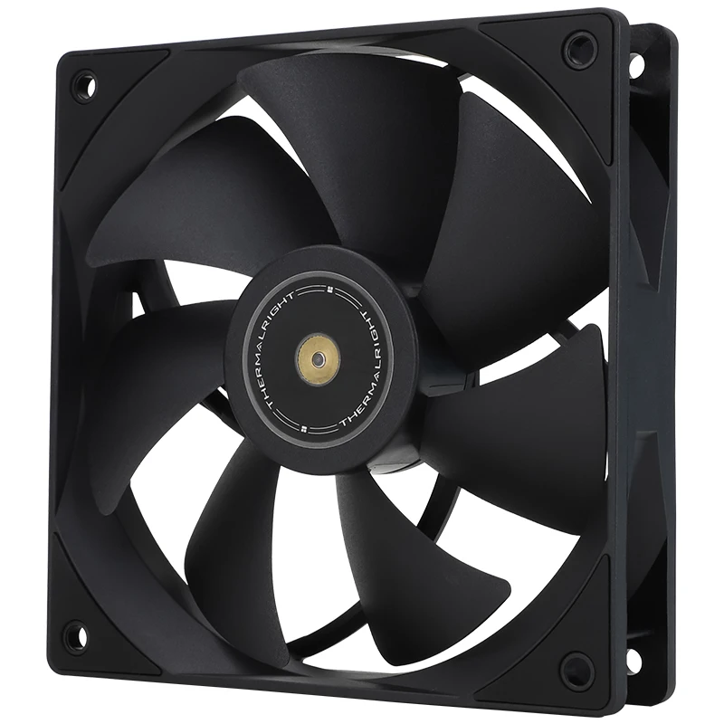 THERMALRIGHT TL-G12B Black Chassis Fan, 120mm 4 Pin PWM Hydraulic Bearing 1500RPM - Image 5