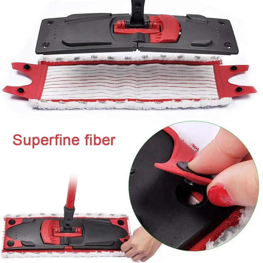 High Quality Microfiber Floor Mop Pads Reusable Flat Spin Mop Cloth Replacement for Vileda UltraMax Quick Drying Machine Washabl
