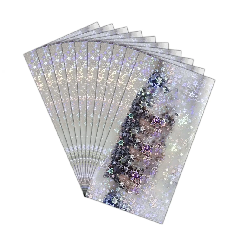 Holographics Adhesive Film Waterproofs Fishing Lure Tape 10Pcs