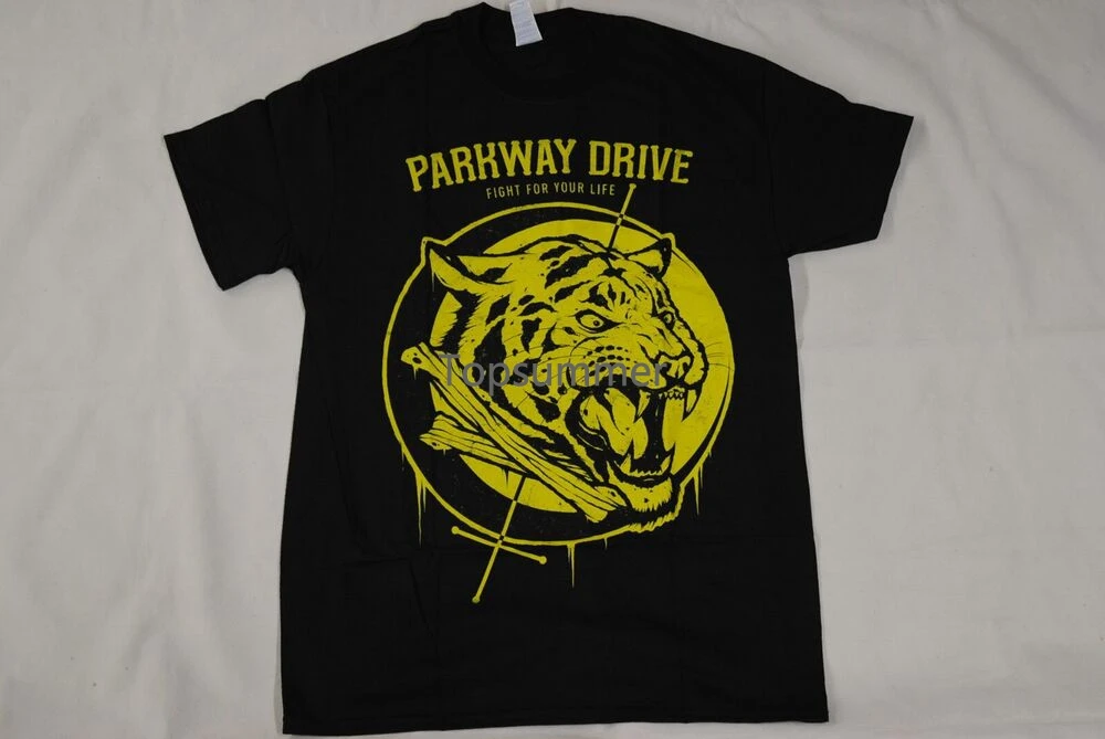 

Parkway Drive Tiger Fight For Your Life T Shirt New Official Atlas Ire Horizons