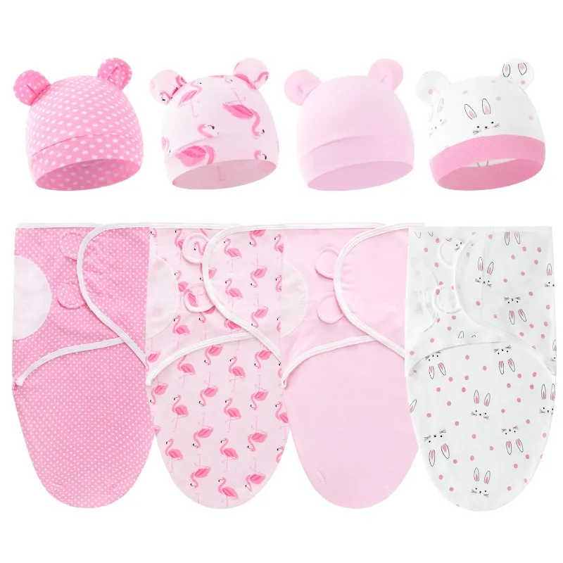 Baby Swaddle Wrap Soft Cocoon Baby Blankets Newborn Swaddle Wrap Warm Cotton Baby Bedding Blanket - 6