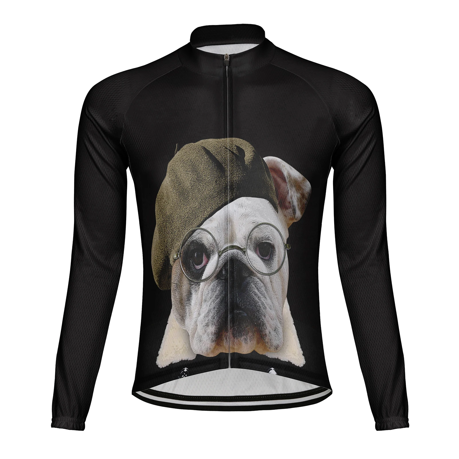 

Animal Riding Dog Man Winter Thermal Fleece Cycling Jersey Long Sleeve Clothing Bike Ride Jacket Bicycle Keep Warm Cycle Clothes