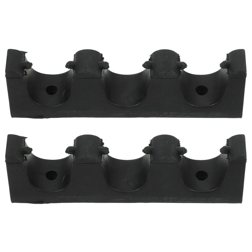 

2 Pcs Club Billiard Cue Lever Billiards Accessories Plastic Pp Pool Stick Holder