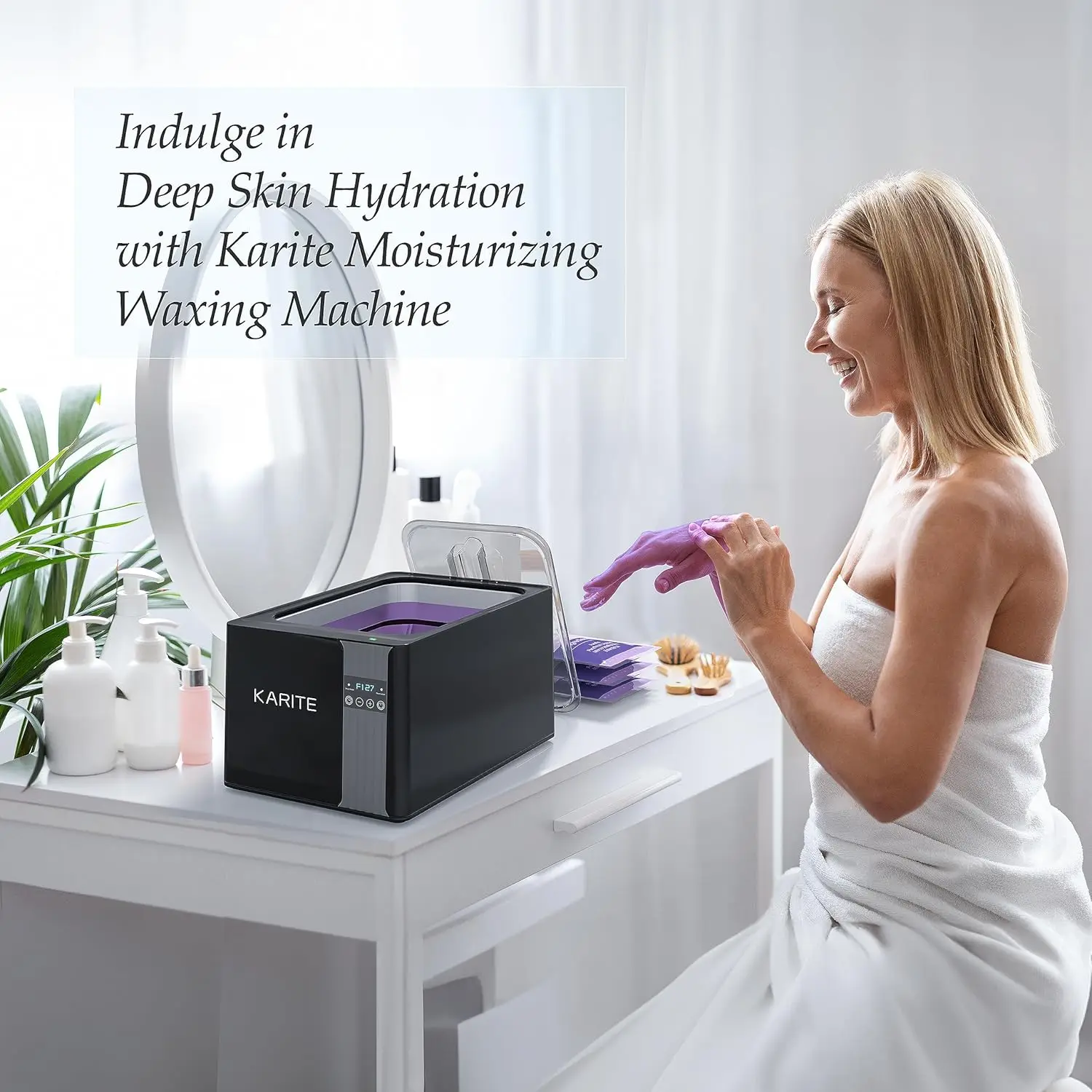 Paraffin Wax Machine for Hands and Feet, 9000ml Paraffin Wax Bath with Auto-Timer, Smart Mode, Precision Temperature Cont