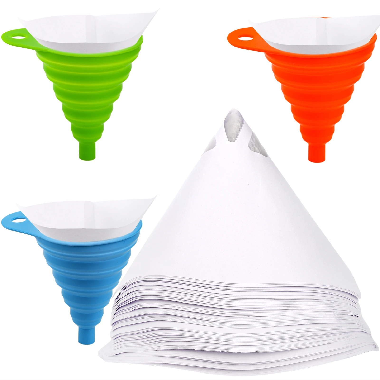 Paint Filter Plastic Paper Filter Paint Spray Mesh Purifying Straining Funnel Thicken Filter Conical Nylon Funnels Paper Tools