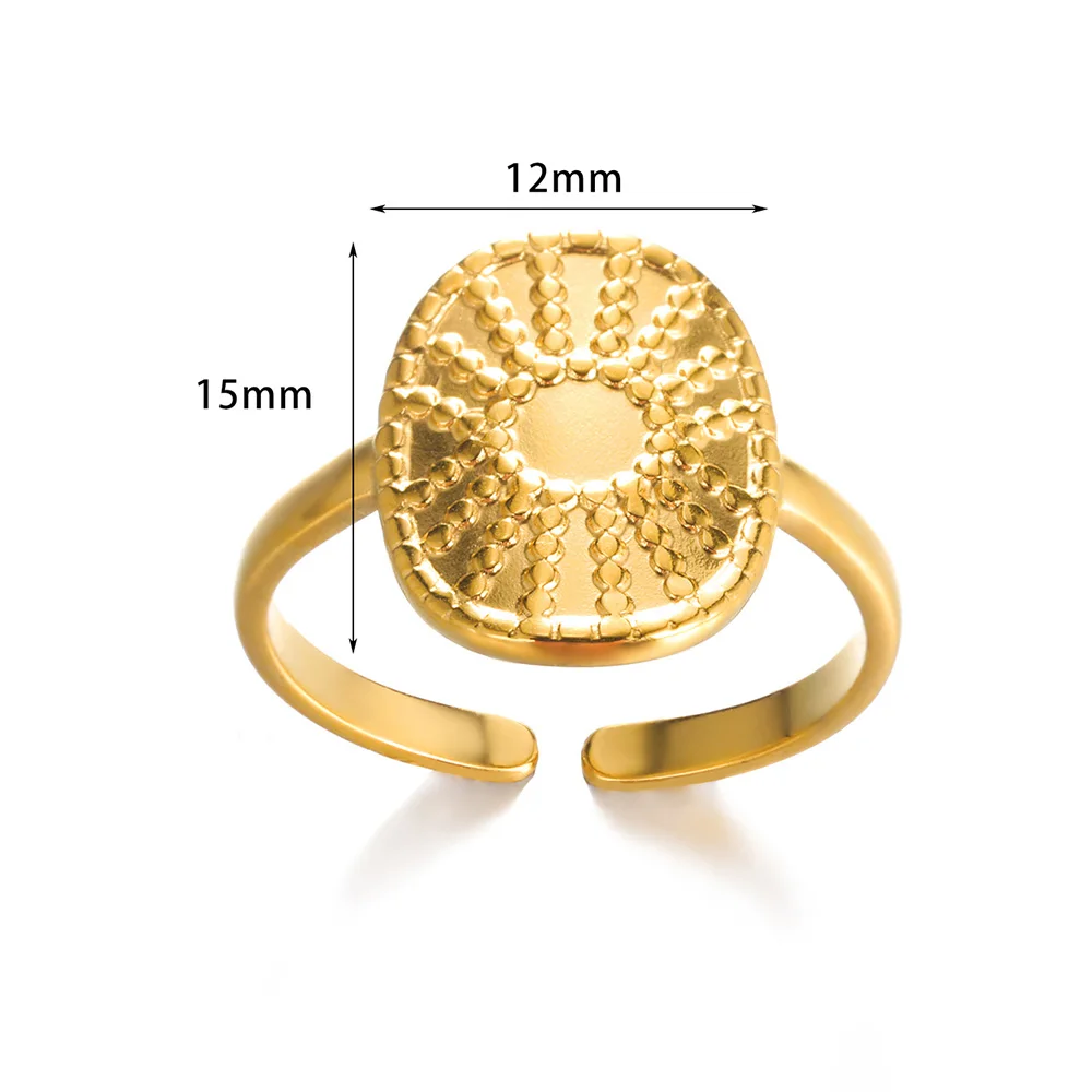 Feder Anillos Mujer Edelstahl Ringe Für Frauen Gold Farbe Bague Finger Ringe Devil'S Eye Anel Herz Schmuck Neue In Ring – Detail 18