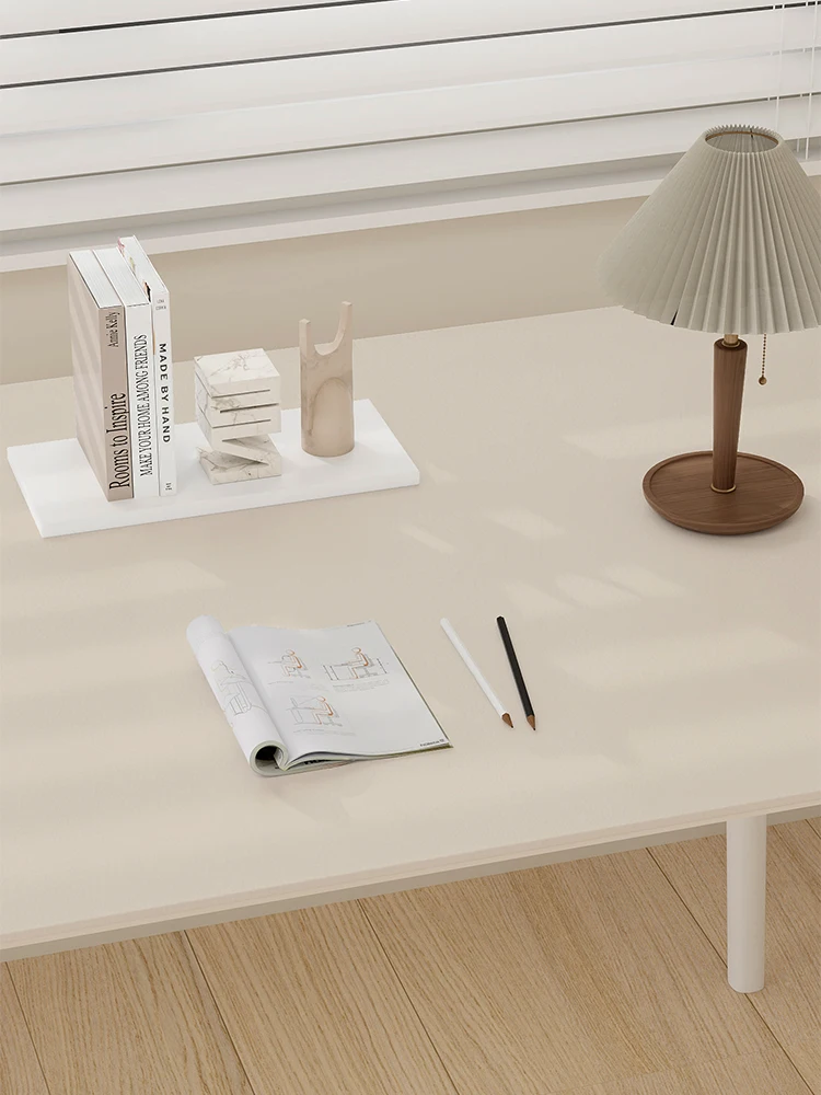 Nordic Sle Waterproof Oilproof Rectangular Leather Tablecloth Ecofriendly TV Cabinet Dining Table Mat Pure Color Wal