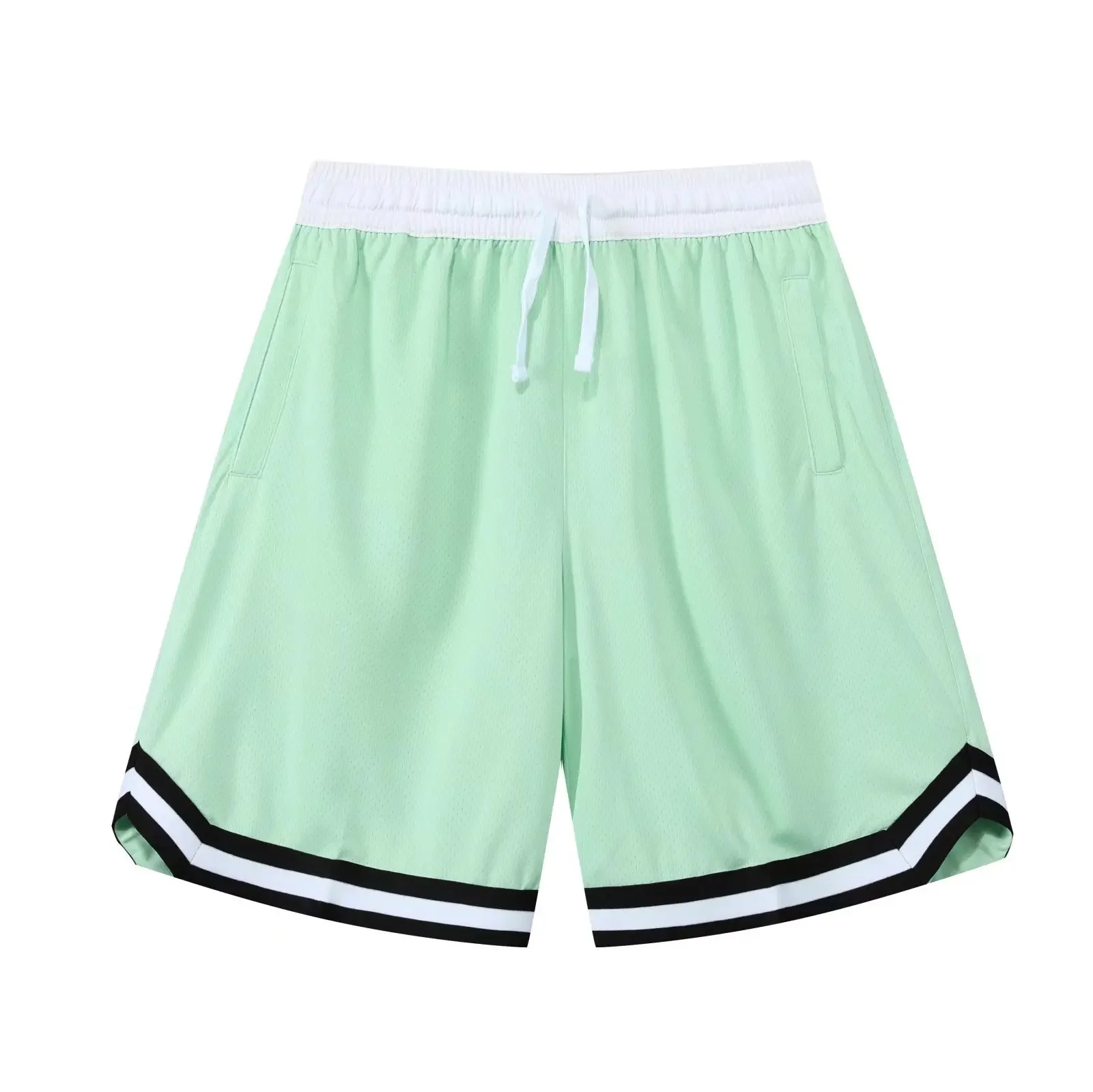 Summer New Men's Casual Short Pants Fitness Clothes Basketball Net Breathable Running Five-Part Trousers Male AE Stock