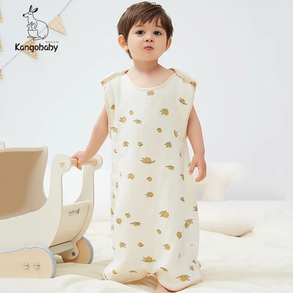 Kangobaby100cottonsummersleepingbagfashionprintanimalsoft