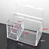 Dustproof Makeup Cotton Pads Organizer Plastic Cosmetic Swabs Storage Containers With Lid Waterproof Transparent Makeup Holder 2