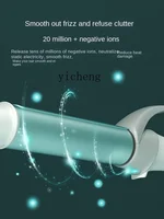 Tqh Electric Hair Curlers Negative Ion Hair Curler and Straightener Dual-Use Rolls Long-Lasting Shaping Does 2