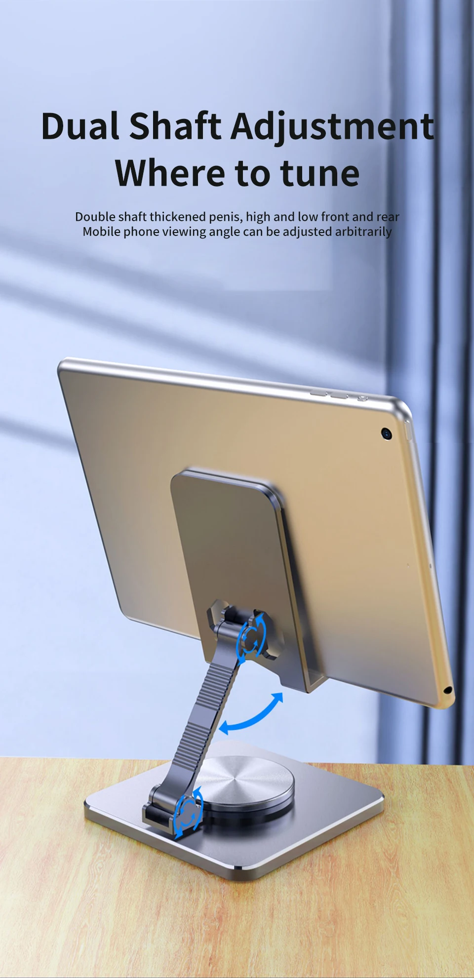 New Aluminum Alloy Mobile Phone Holder Tablet Support Portable 360 Degree Rotatable Folding Stand Universal Desktop Lazy Bracket 7 Sbdcc1acab60f4deeb3f2aeac51246264o