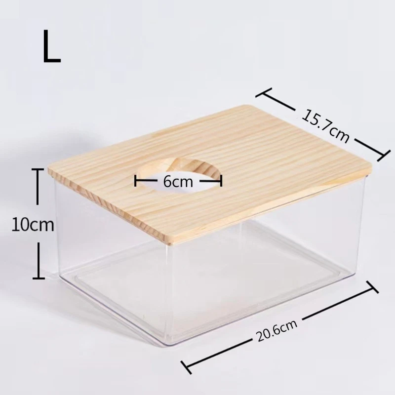 

Hamster Sand Bathroom Small Pet Sand Bath House Training Toilet Pet Acrylic Sand Bath Shower Room Pet Anti-Spill Bathtub