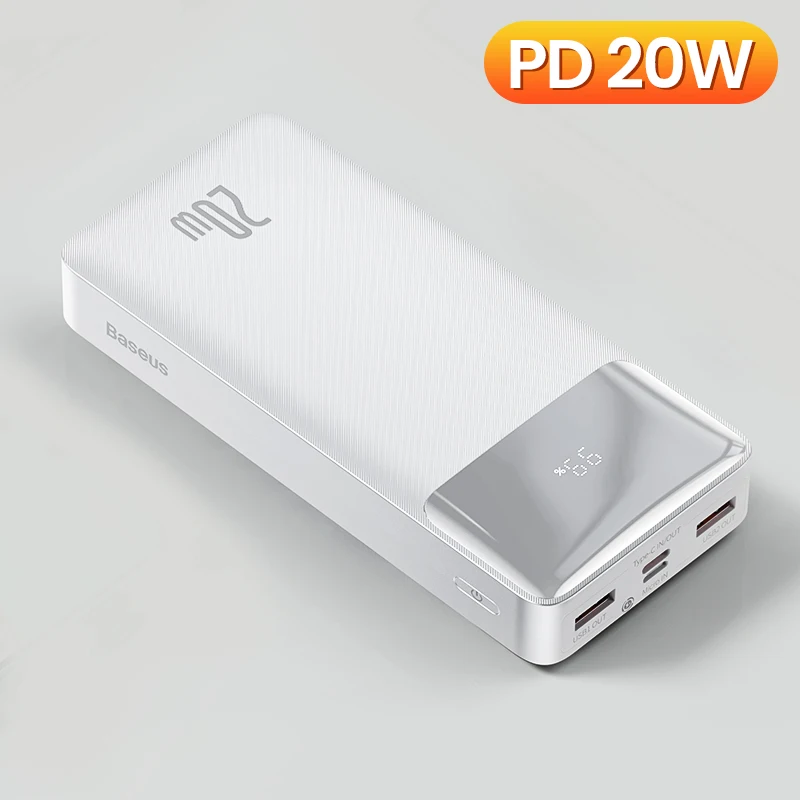 charging bank Baseus 30000mAh Power Bank Portable Charger 30000 External Battery PD Fast Charging Pack Powerbank For Phone Xiaomi PowerBank best power bank for mobile Power Bank