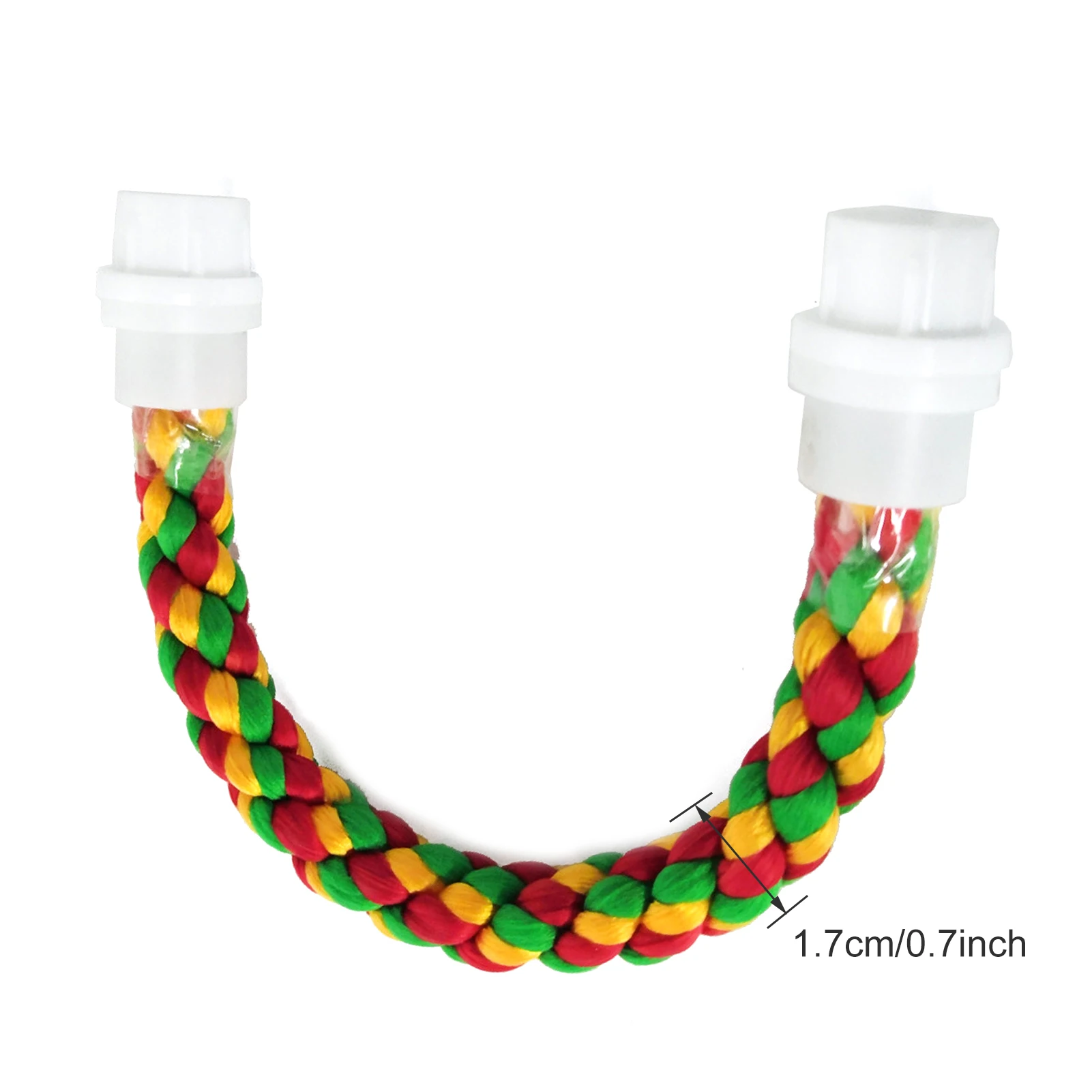 Parrot Cage Toy Multi-color Paw Grinding Bird Molar Toy Bendable Pet Bird Standing Stick Exercise for Budgies parrot toy bird toy