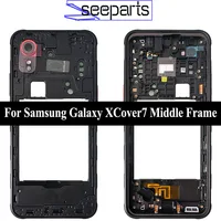 For Samsung Galaxy XCover7 Middle Frame Rear Bezel Plate Chassis Housing For XCover 7 Back Frame LCD Frame 2